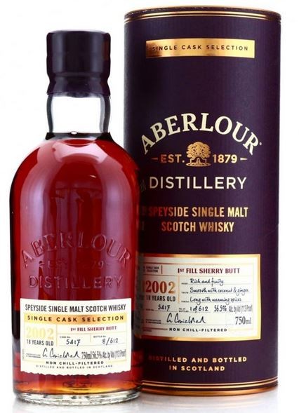 Aberlour - 19 Year First Fill Sherry Butt Single Malt Scotch - All Star  Wine & Spirits