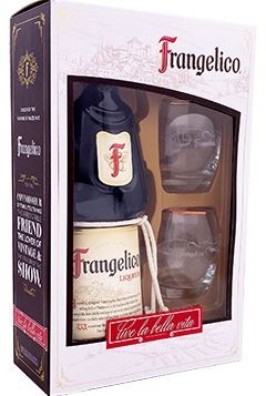 Frangelico Hazelnut Gift Set W/ Martini Glass :: Cordials & Liqueurs