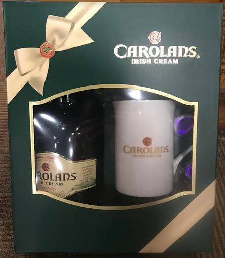 Carolans Irish Cream Liqueur Gift Set with Coffee Mug